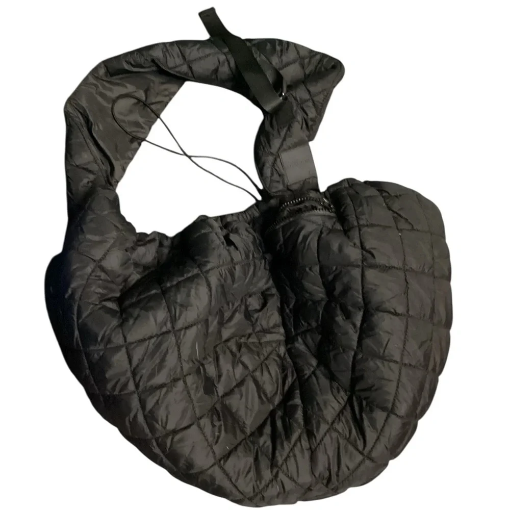 Black Maxbone Quilted Pet Sling Carrier